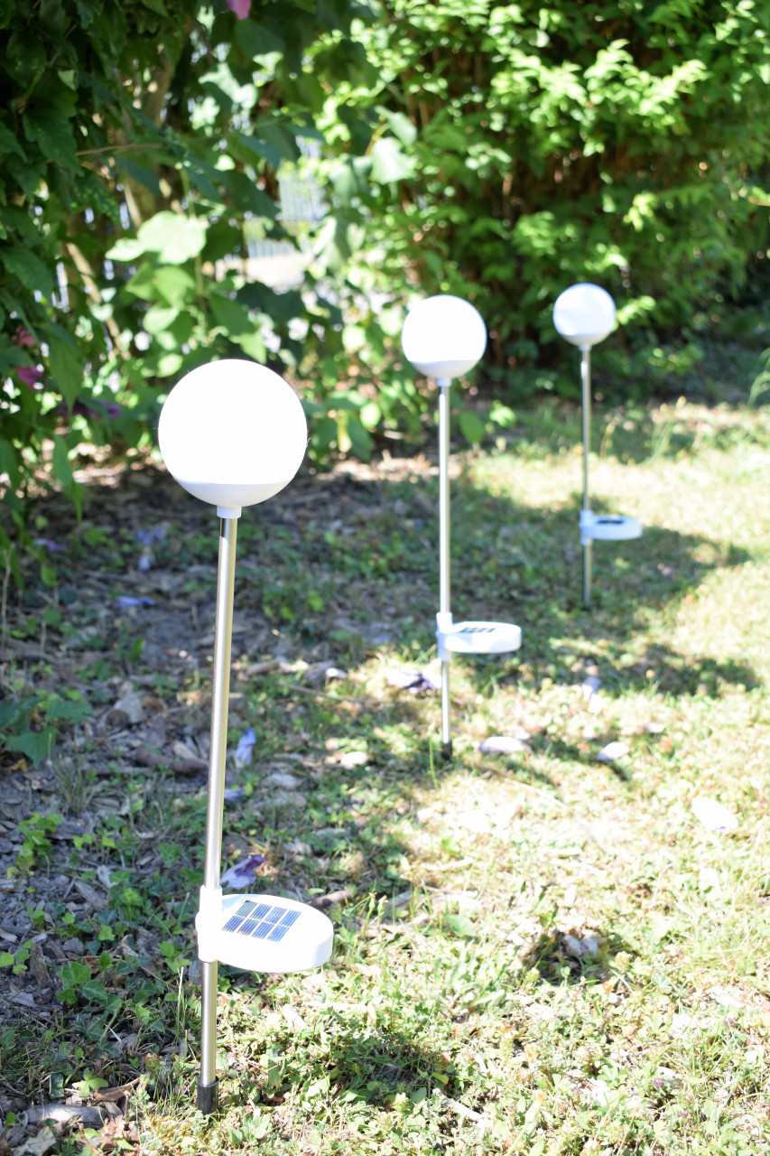6 Solar-LED-Steckleuchten