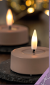LED-Teelichter 2er-Set beige 1272-LB